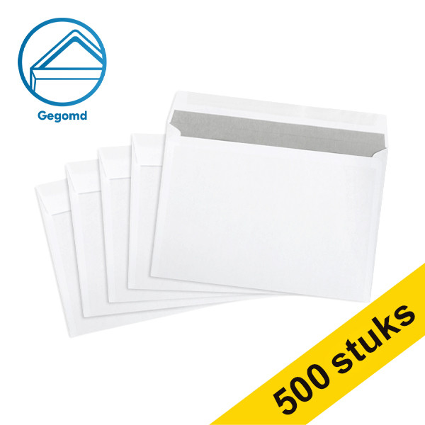 123inkt dienst envelop wit 156 x 220 mm - EA5 gegomd (500 stuks) 123-201040 201040C 209032 88098962C 300919 - 1