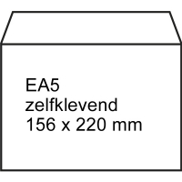 123inkt dienst envelop wit 156 x 220 mm - EA5 zelfklevend (500 stuks) 123-201540 201540C 209034 88098973C 300920