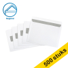 123inkt dienst envelop wit 162 x 229 mm - C5 venster links gegomd (500 stuks)