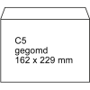 123inkt dienstenvelop wit 162 x 229 mm - C5 gegomd (500 stuks) 300925 - 2