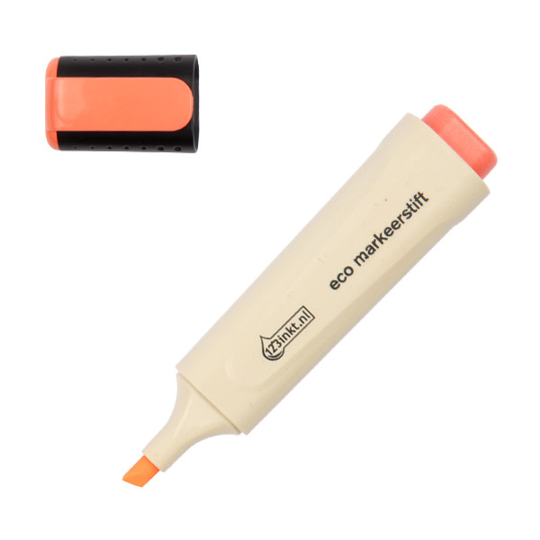 123inkt eco markeerstift oranje 4-24006C 390579 - 1