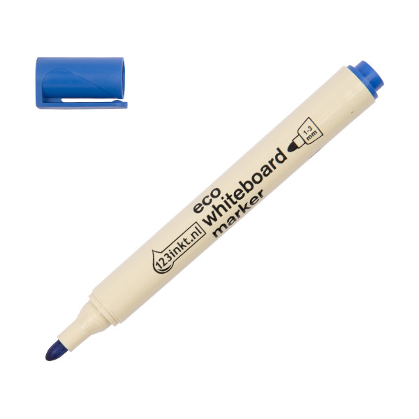 123inkt eco whiteboard marker blauw (1 - 3 mm rond) 4-28003C 390588 - 1