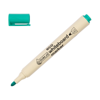 123inkt eco whiteboard marker groen (1 - 3 mm rond) 4-28004C 390590