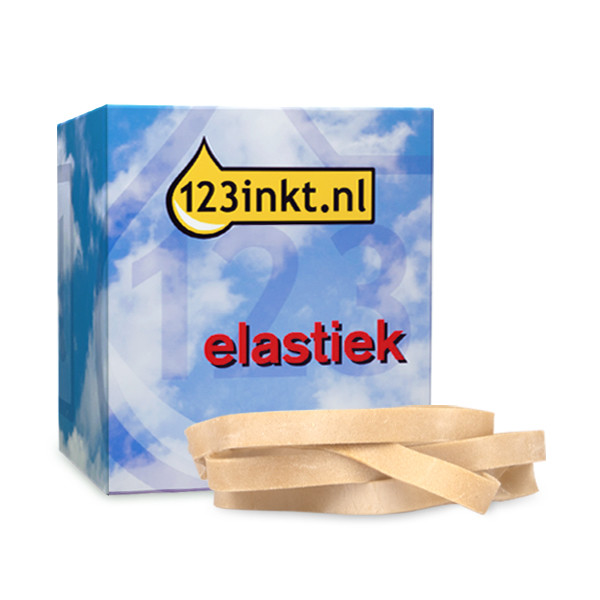 123inkt elastiek 125 x 8 mm (100 gram) 143808123I 5012-100C 300510 - 1