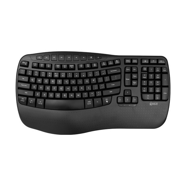 123inkt ergonomisch draadloos toetsenbord TW200 302526 - 1