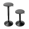 123inkt ergonomische ronde zit-stakruk met gasveer zwart (57 cm - 82 cm)  390050 - 3