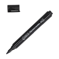 123inkt flipchart marker zwart (1 - 5 mm beitel) 302971