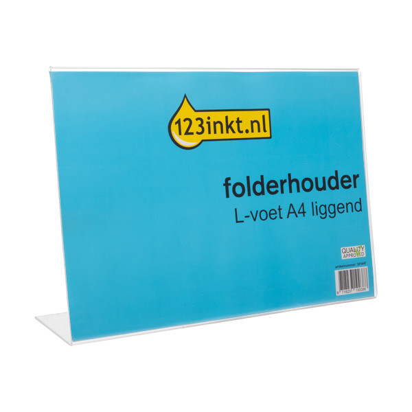 123inkt folderhouder L-voet A4 liggend  301447 - 1