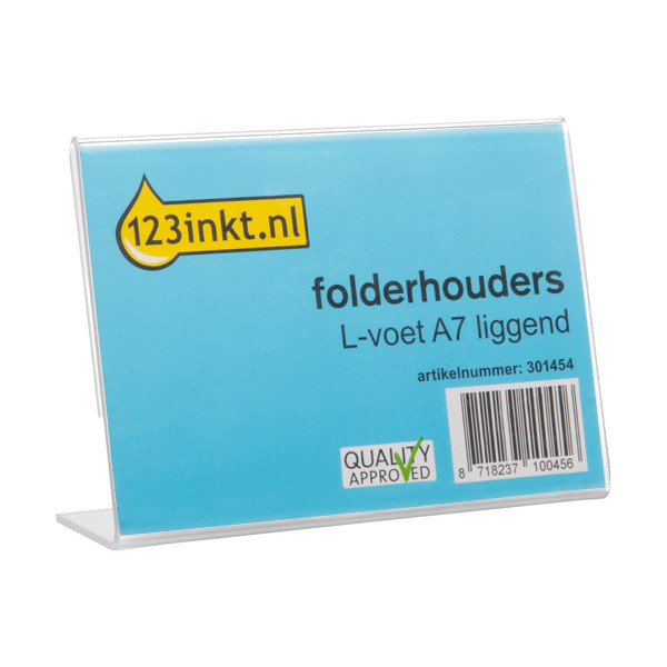 123inkt folderhouder L-voet A7 liggend SI-TA217C 301454 - 1