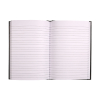 123inkt gebonden boek A5 gelinieerd 80 vel zwart  301412 - 2