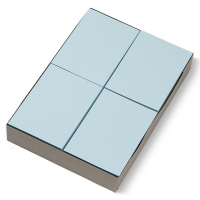 123inkt gekleurd receptpapier blauw 80 grams A6 (2.000 vel)   300613