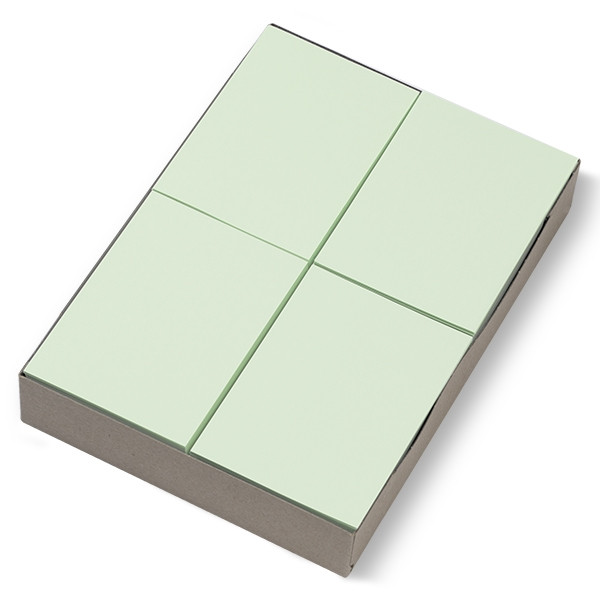 123inkt gekleurd receptpapier lichtgroen 80 grams A6 (2.000 vel)   300614 - 