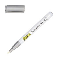 123inkt glanslakmarker zilver (1 - 2 mm rond) 302986