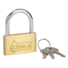 123inkt hangslot met sleutel (40x50x8 mm) 302579 - 1