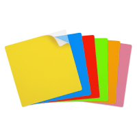 123inkt herbruikbare sticky notes 10 x 10 cm assorti 6 kleuren (12 stuks)  302118