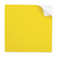 123inkt herbruikbare sticky notes 10 x 10 cm geel (5 stuks)  302120