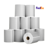 123inkt huismerk FedEx verzendlabels zilver 102 x 152 mm (10 stuks) 653274 - 1