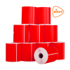 123inkt huismerk PostNL verzendetiketten rood 102 x 152 mm (10 stuks) 089388 - 1