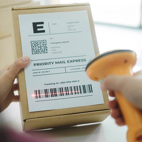 123inkt huismerk vervangt Aanbieding: 3x Zebra Z-Perform 1000T Bpost label (800294-605) 102 x 152 mm (12 rollen) 653369 - 2