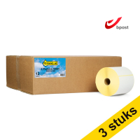 123inkt huismerk vervangt Aanbieding: 3x Zebra Z-Perform 1000T Bpost label (800294-605) 102 x 152 mm (12 rollen) 653369