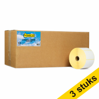 123inkt huismerk vervangt Aanbieding: 3x Zebra Z-Select 2000D label (800263-205) 76 x 51 mm (12 rollen) 800263-205C 650718