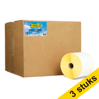 123inkt huismerk vervangt Aanbieding: 3x Zebra Z-Select 2000D label (800264-305) 102 x 76 mm (12 rollen)