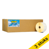 123inkt huismerk vervangt Aanbieding: 3x Zebra Z-Select 2000T apotheeklabel (3006318) 57 x 32 mm (12 rollen) 653467