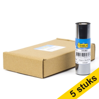 123inkt huismerk vervangt Aanbieding: 5x Zebra 2300 wax ribbon (02300GS11007) 110 mm x 74 m (5 ribbons) 02300GS11007C 650713
