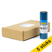 123inkt huismerk vervangt Aanbieding: 5x Zebra 3200 wax/hars ribbon (03200GS11007) 110 mm x 74 m (5 ribbons) 03200GS11007C 650726