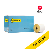 123inkt huismerk vervangt Aanbieding: 5x Zebra Z-Perform 1000D DPD label (800284-605) 102 x 152 mm (12 rollen) 653426
