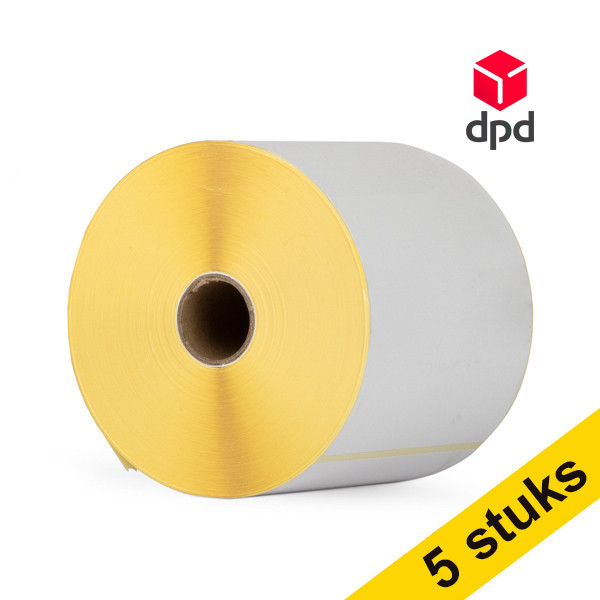 123inkt huismerk vervangt Aanbieding: 5x Zebra Z-Perform 1000D DPD label (800284-605) 102 x 152 mm (1 rol) 653427 - 1