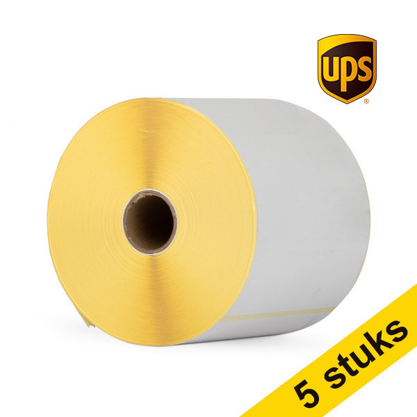 123inkt huismerk vervangt Aanbieding: 5x Zebra Z-Perform 1000D UPS label (800284-605) 102 x 152 mm (1 rol) 653187 - 1