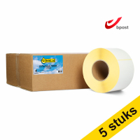 123inkt huismerk vervangt Aanbieding: 5x Zebra Z-Perform 1000T Bpost label (87985) 102 x 152 mm (4 rollen) 653370