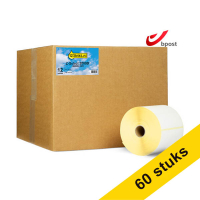 123inkt huismerk vervangt Aanbieding: 5x Zebra Z-Select 2000D Bpost label (800264-605) 102 x 152 mm (12 rollen) 653368