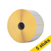 123inkt huismerk vervangt Aanbieding: 5x Zebra Z-Select 2000D verwijderbaar label (800262-127) 57 x 32 mm (1 rol) 650716