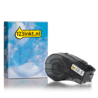 123inkt huismerk vervangt Brady M21-1250-427 tape gelamineerde vinyl zwart op wit 31,75 mm x 4,30 m (nieuwe versie)
