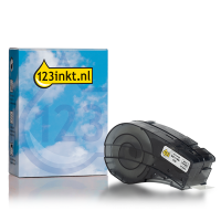 123inkt huismerk vervangt Brady M21-750-430 tape polyester zwart op transparant 19,1 mm x 6,40 m (nieuwe versie)