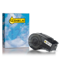 123inkt huismerk vervangt Brady M21-750-488 tape polyester zwart op wit 19,1 mm x 6,40 m (nieuwe versie)
