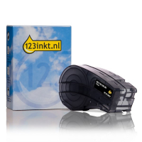 123inkt huismerk vervangt Brady M21-750-595-BK tape vinyl wit op zwart 19,1 mm x 6,40 m M21-750-595-BKC RL-BD-Vi-21P-750-WT/BK 147261