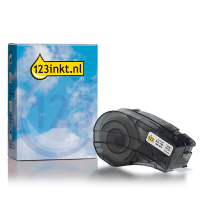 123inkt huismerk vervangt Brady M21-750-595-WT tape vinyl zwart op wit 19,1 mm x 6,40 m (nieuwe versie)