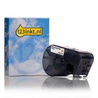 123inkt huismerk vervangt Brady MC-750-595-WT-BK tape vinyl zwart op wit 19,05 mm x 7,62 m MC-750-595-WT-BKC RL-BD-Vi-C-750-BK/WT 147067