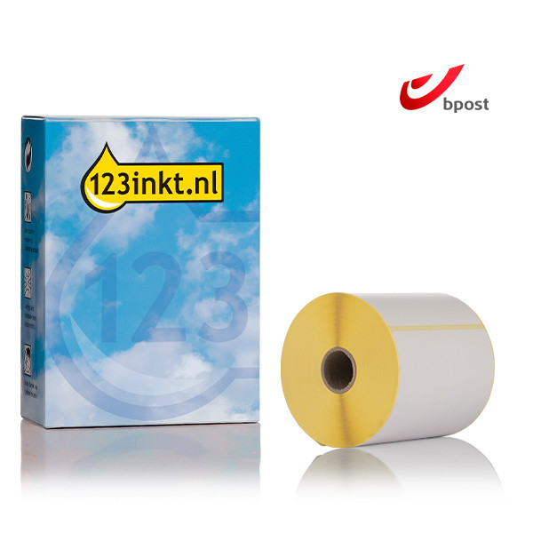 123inkt huismerk vervangt Brother BDE-1J152102-102 voorgestanste Bpost labels 102 mm x 152 mm 653351 - 1