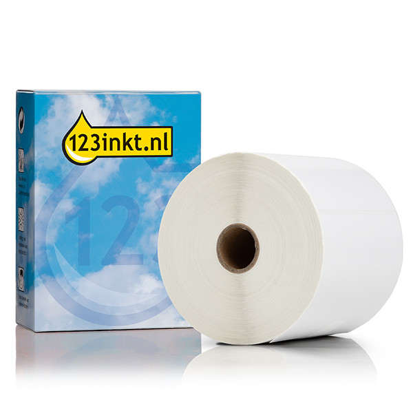 123inkt huismerk vervangt Brother BUS-1J150102-121 voorgestanste labels 102 mm x 150 mm BUS-1J150102-121C 080933 - 1