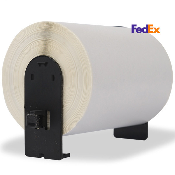 123inkt huismerk vervangt Brother DK-11247 grote FedEx verzendlabels 653287 - 1