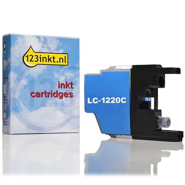 123inkt huismerk vervangt Brother LC-1220C inktcartridge cyaan LC1220CC 029073 - 1