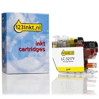 123inkt huismerk vervangt Brother LC-3217Y inktcartridge geel LC3217YC 028907