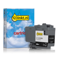 123inkt huismerk vervangt Brother LC-3233BK inktcartridge zwart LC3233BKC 051203