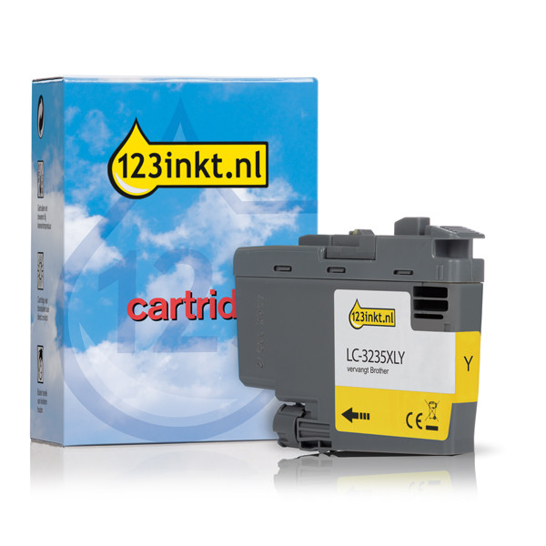 123inkt huismerk vervangt Brother LC-3235XLY inktcartridge geel hoge capaciteit LC3235XLYC 051201 - 1