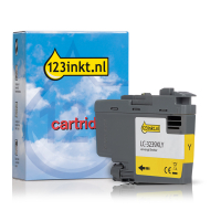 123inkt huismerk vervangt Brother LC-3239XLY inktcartridge geel hoge capaciteit LC3239XLYC 051225