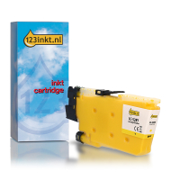 123inkt huismerk vervangt Brother LC-528Y inktcartridge geel super hoge capaciteit